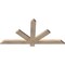 Ekena Millwork Kennewick Smooth Timber Gable Bracket, Douglas Fir, 48"W x 24"H x 1 1/2"D x 3 1/2"F, 12/12 Pitch GBW048X24X0204KEN00SDF - alternate 3